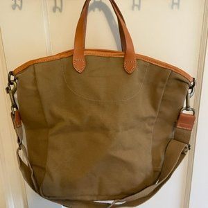 Vintage Filson Canvas Tote with Removable Cross-body Strap